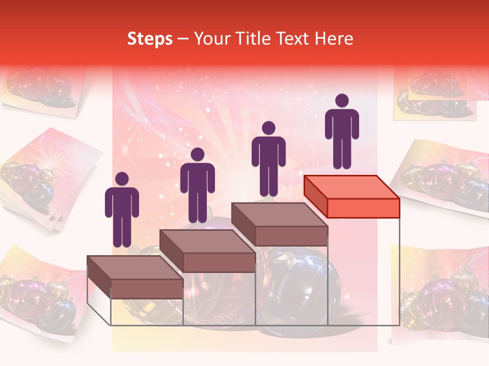 Adornment Dress Postcard PowerPoint Template