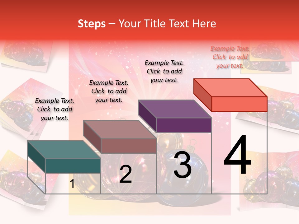 Adornment Dress Postcard PowerPoint Template