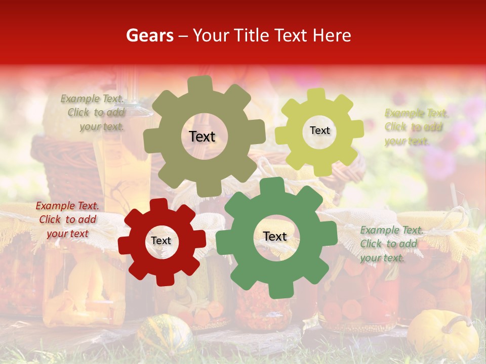 Vegetable Preservative Nutrition PowerPoint Template
