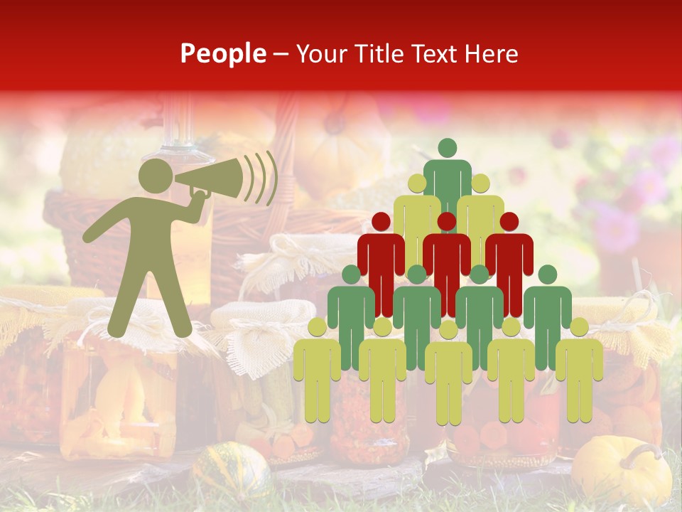 Vegetable Preservative Nutrition PowerPoint Template