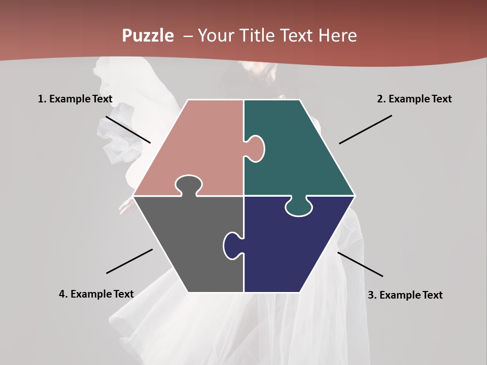 Brunette Living Person PowerPoint Template