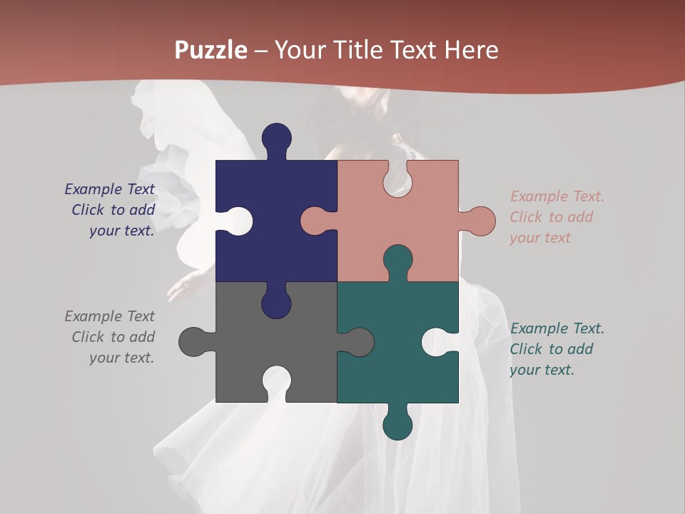 Brunette Living Person PowerPoint Template