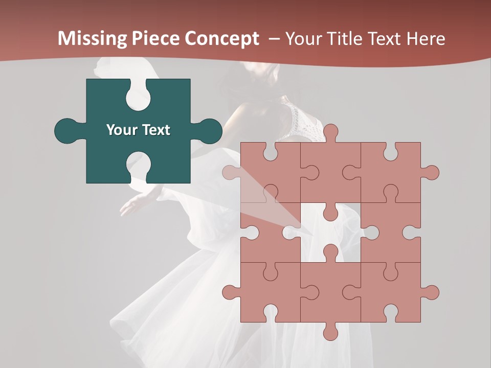 Brunette Living Person PowerPoint Template