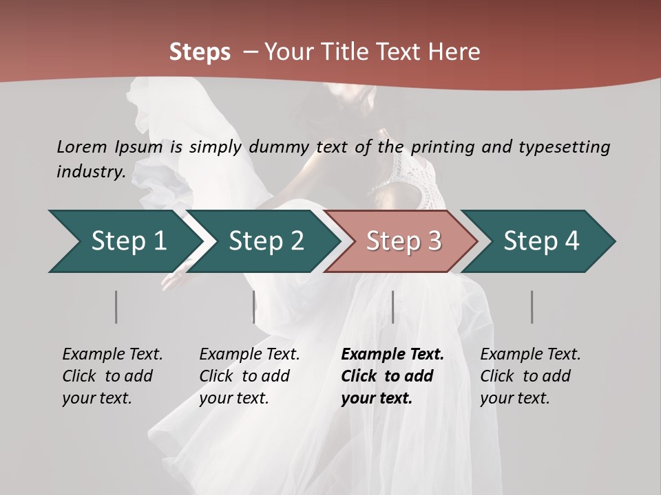 Brunette Living Person PowerPoint Template