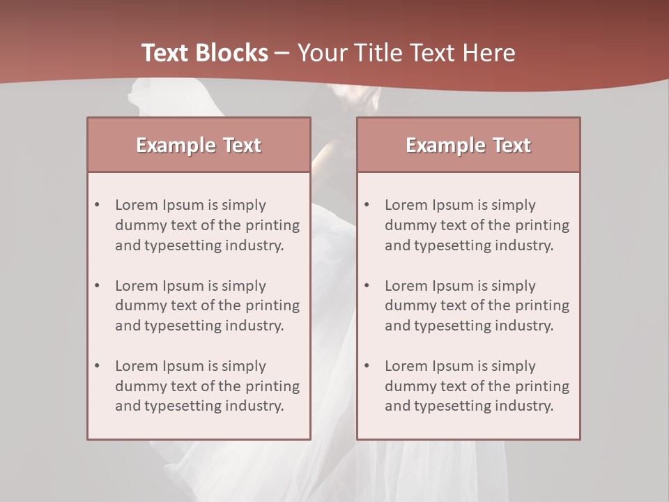 Brunette Living Person PowerPoint Template