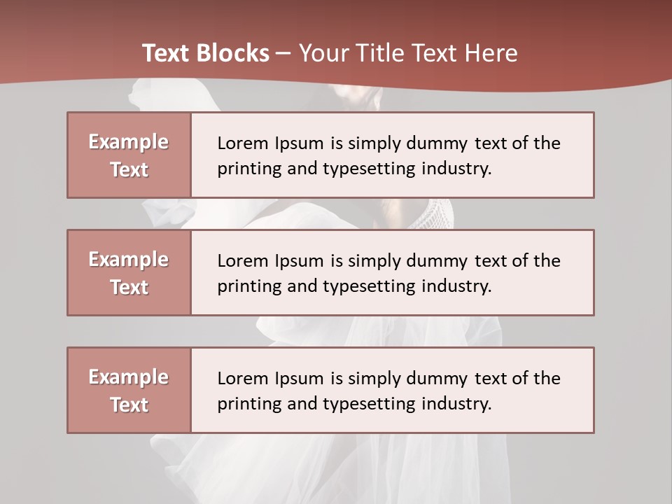 Brunette Living Person PowerPoint Template