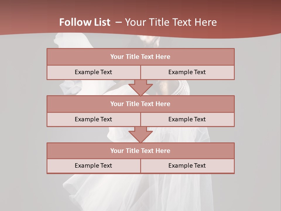 Brunette Living Person PowerPoint Template
