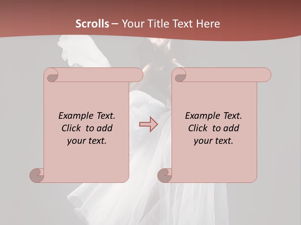 Brunette Living Person PowerPoint Template