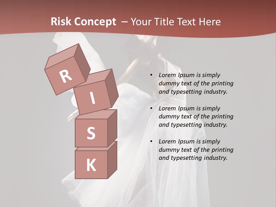 Brunette Living Person PowerPoint Template