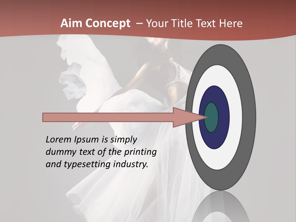 Brunette Living Person PowerPoint Template