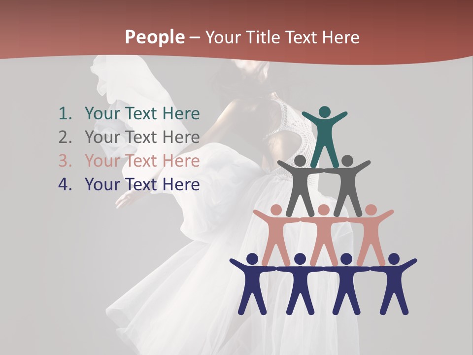 Brunette Living Person PowerPoint Template