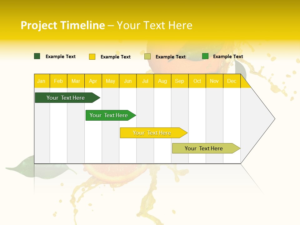Splashing Succulent Spray PowerPoint Template