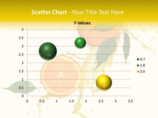 Splashing Succulent Spray PowerPoint Template