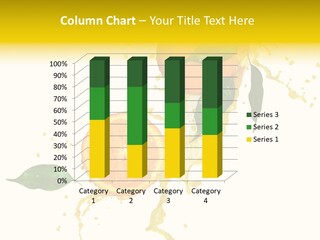 Splashing Succulent Spray PowerPoint Template