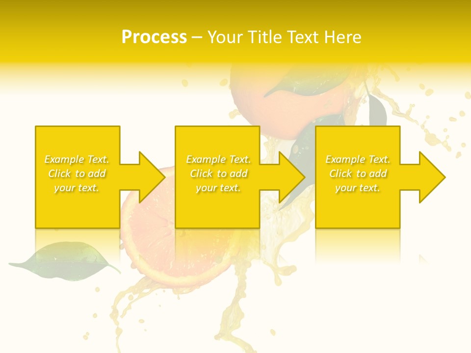 Splashing Succulent Spray PowerPoint Template
