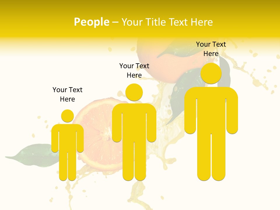 Splashing Succulent Spray PowerPoint Template