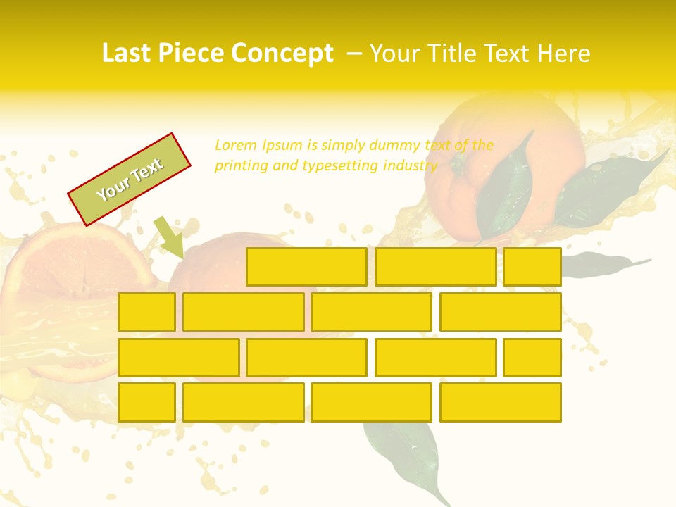 Flowing Background Spurt PowerPoint Template