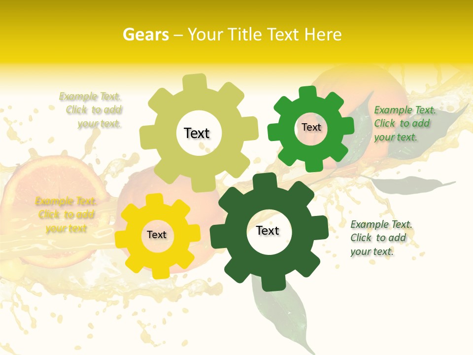 Flowing Background Spurt PowerPoint Template