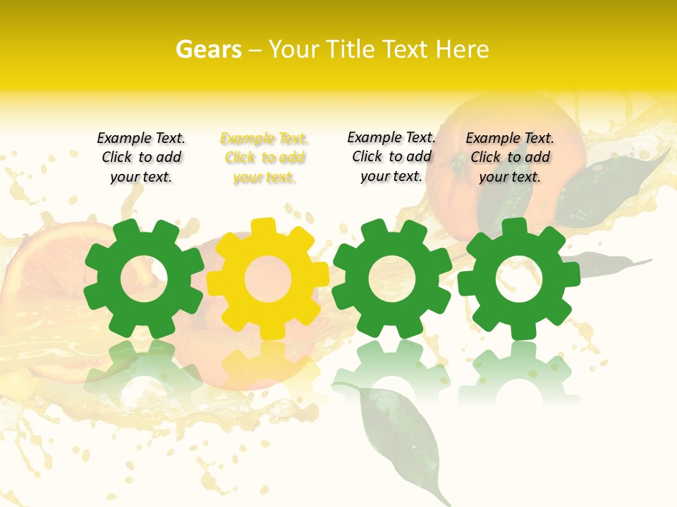 Flowing Background Spurt PowerPoint Template