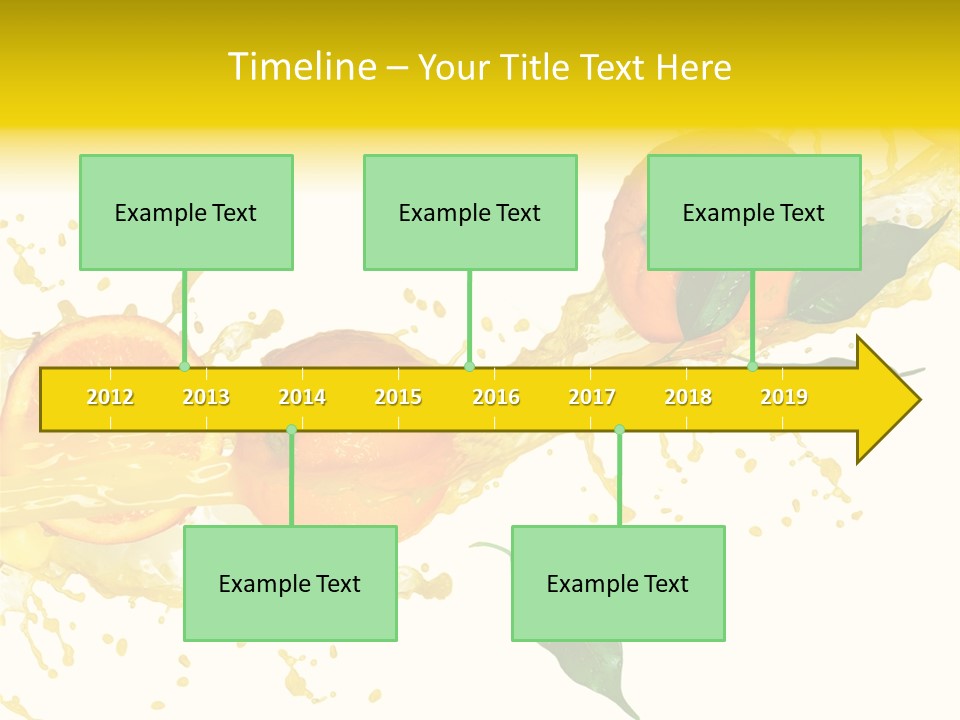 Flowing Background Spurt PowerPoint Template