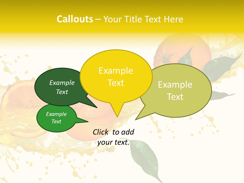 Flowing Background Spurt PowerPoint Template
