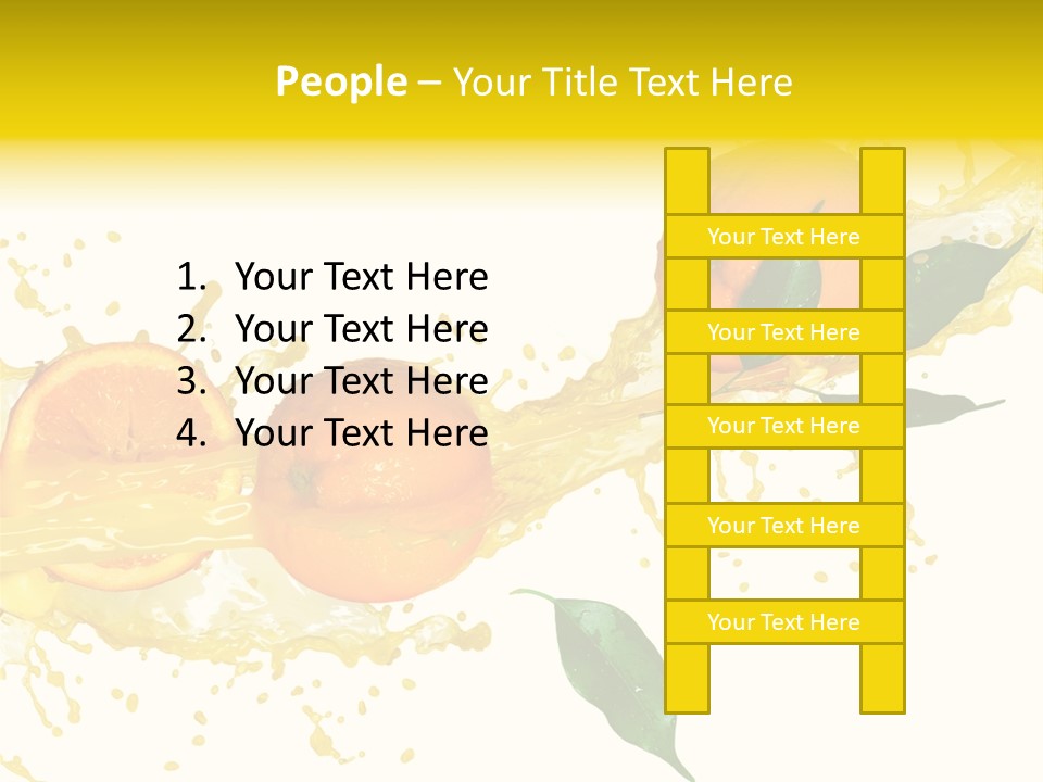 Flowing Background Spurt PowerPoint Template