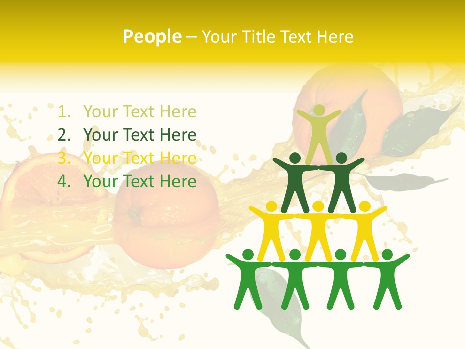 Flowing Background Spurt PowerPoint Template