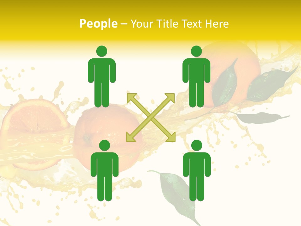 Flowing Background Spurt PowerPoint Template