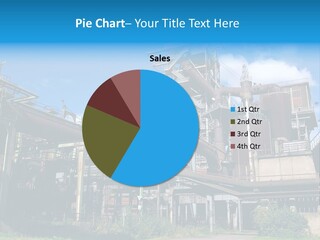 Architecture Steelwork Cloud PowerPoint Template