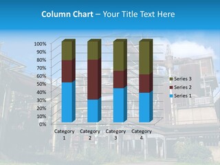 Architecture Steelwork Cloud PowerPoint Template