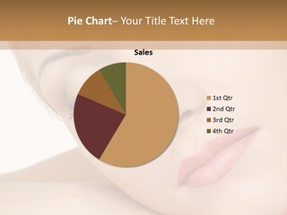 Skincare Eyebrow Tranquil PowerPoint Template