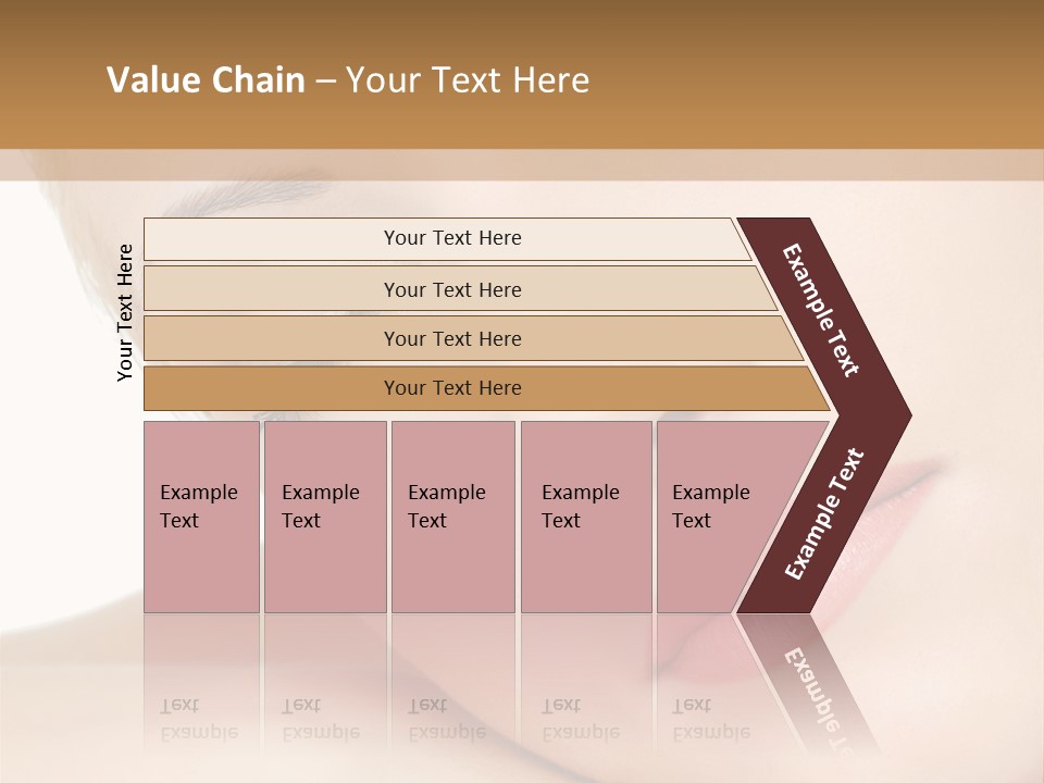 Skincare Eyebrow Tranquil PowerPoint Template