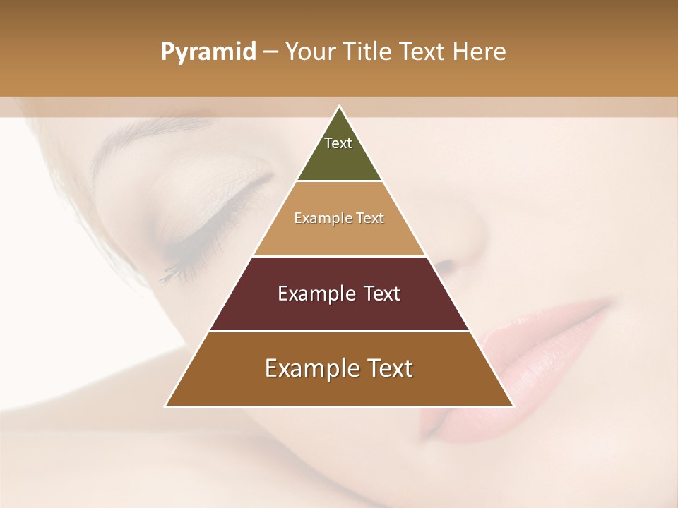 Skincare Eyebrow Tranquil PowerPoint Template