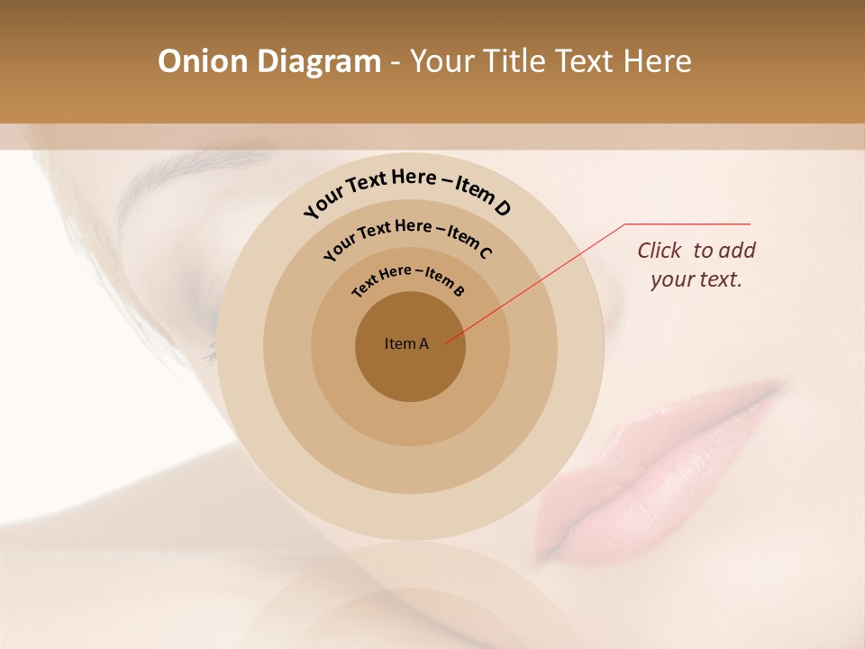 Skincare Eyebrow Tranquil PowerPoint Template