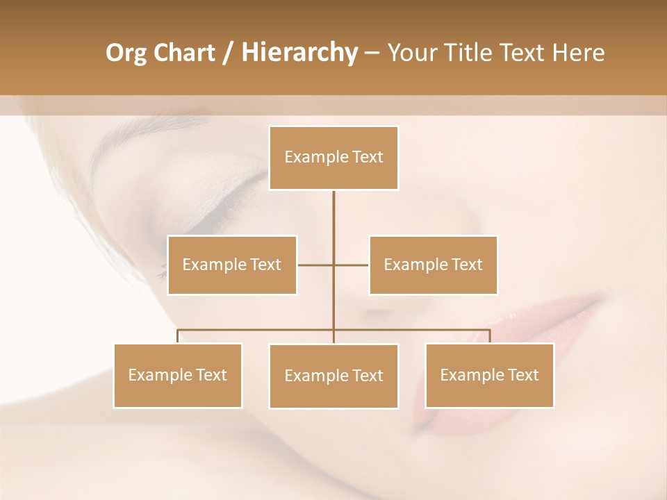 Skincare Eyebrow Tranquil PowerPoint Template