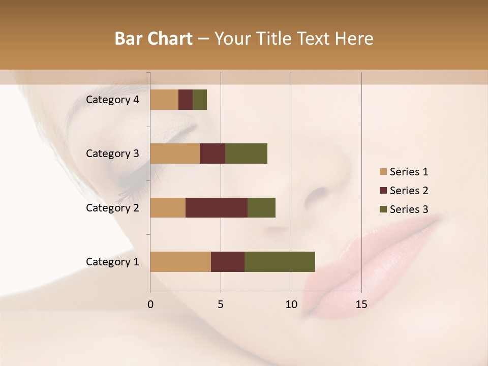 Skincare Eyebrow Tranquil PowerPoint Template