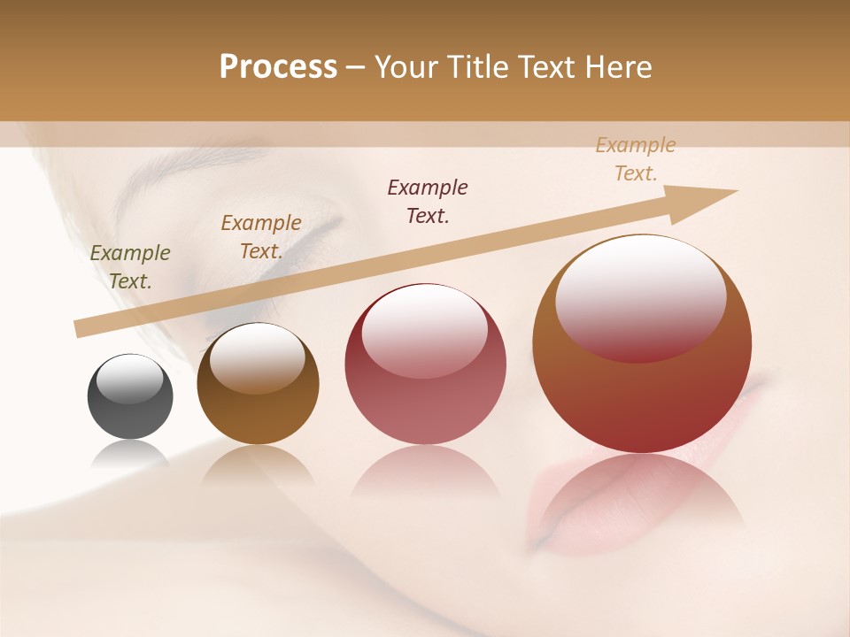 Skincare Eyebrow Tranquil PowerPoint Template
