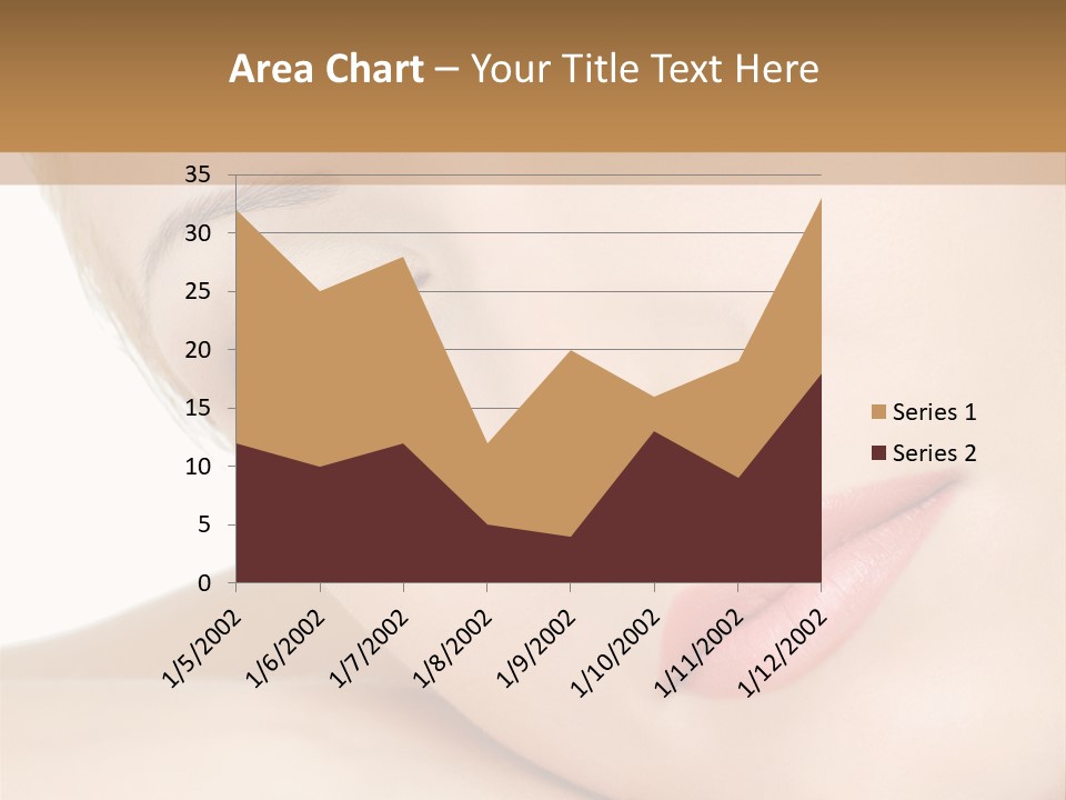 Skincare Eyebrow Tranquil PowerPoint Template
