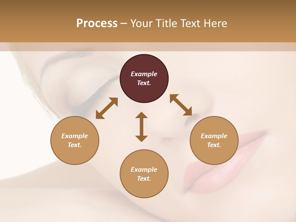 Skincare Eyebrow Tranquil PowerPoint Template