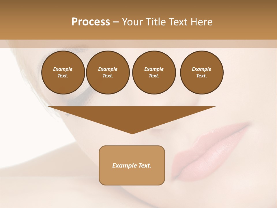 Skincare Eyebrow Tranquil PowerPoint Template