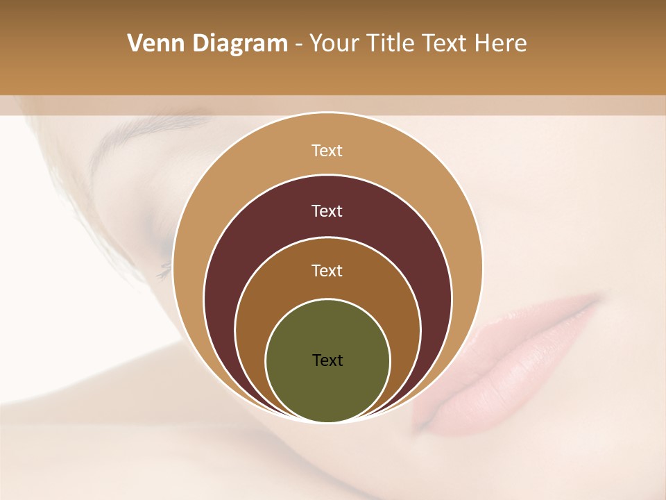 Skincare Eyebrow Tranquil PowerPoint Template