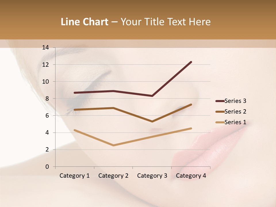 Skincare Eyebrow Tranquil PowerPoint Template