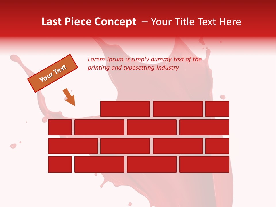 Painting Paint Drop PowerPoint Template