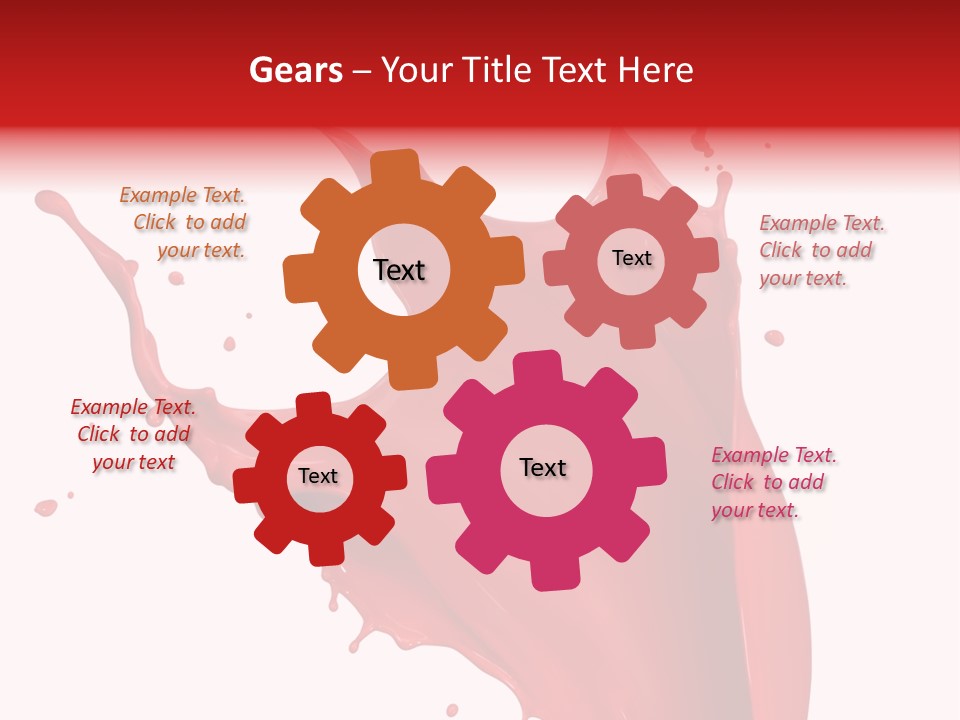 Painting Paint Drop PowerPoint Template