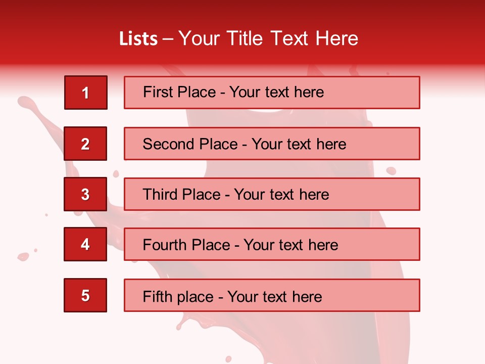 Painting Paint Drop PowerPoint Template