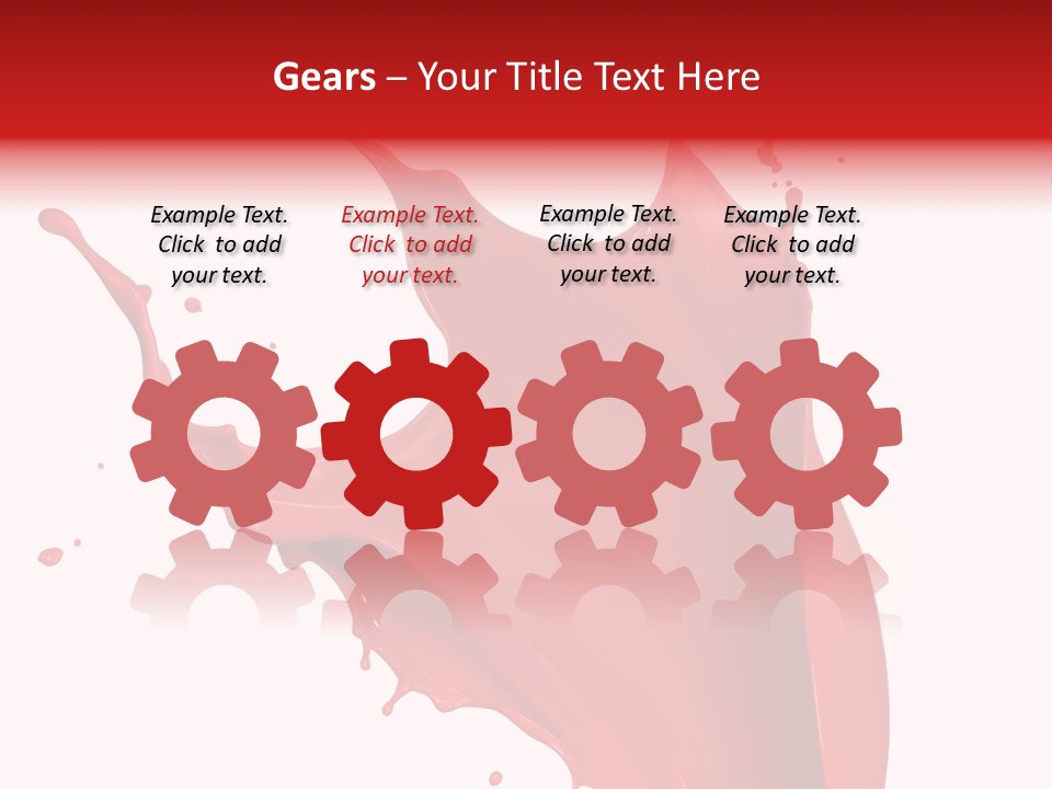 Painting Paint Drop PowerPoint Template