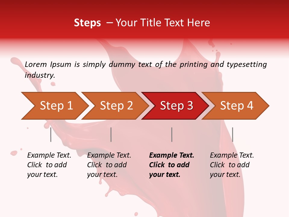 Painting Paint Drop PowerPoint Template