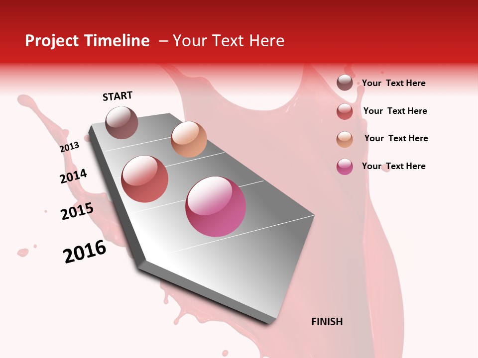 Painting Paint Drop PowerPoint Template