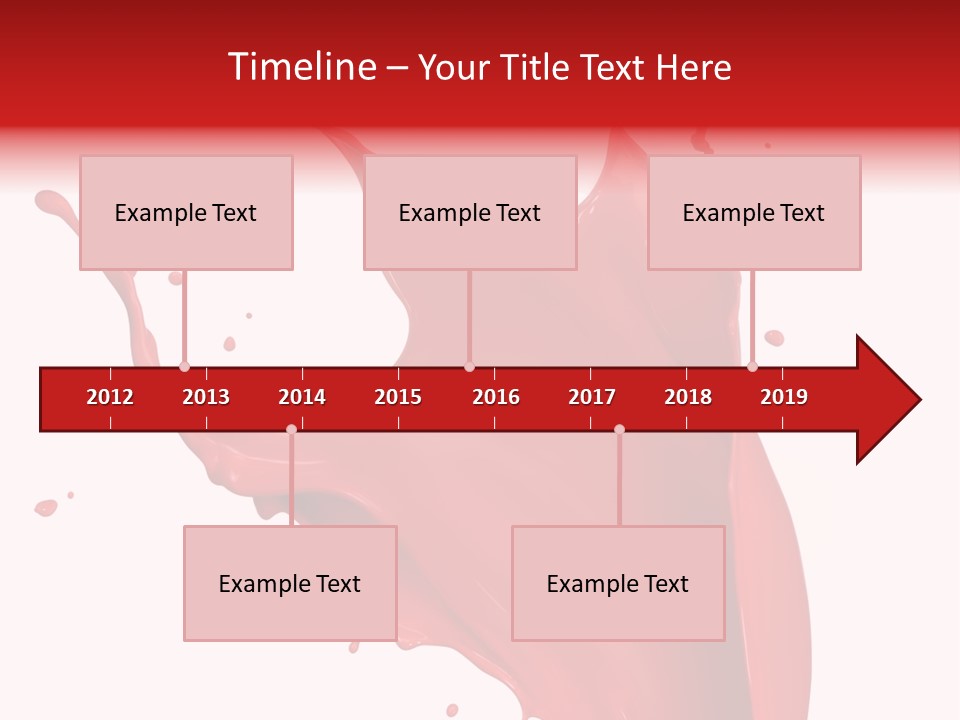 Painting Paint Drop PowerPoint Template