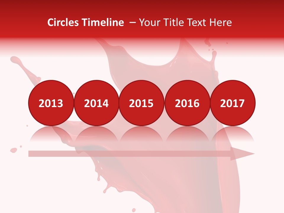 Painting Paint Drop PowerPoint Template